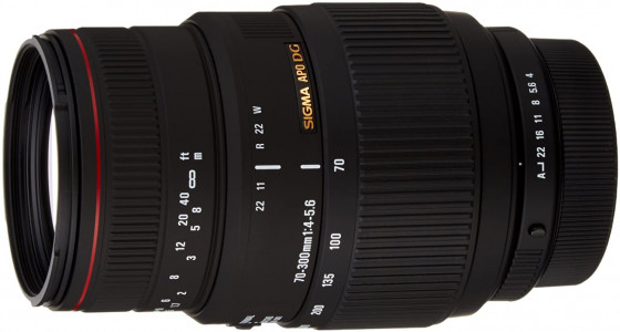 لنز سیگما Macro 70-300mm f/4-5.6 APO DG برای کانن